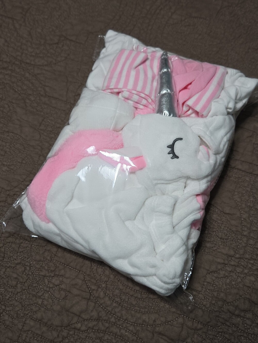 Baby Girl Little Unicorn Halloween Costume and Tights Set, 6m - 9m - Picture 15 of 15